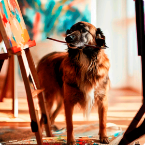 5 obras de arte caninas