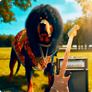 Jimi Hendrix perro