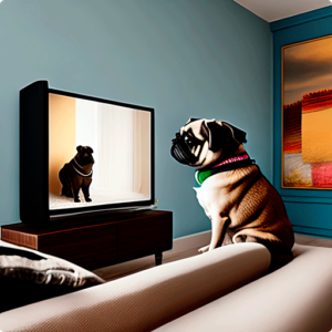 Pug perros para apartamento